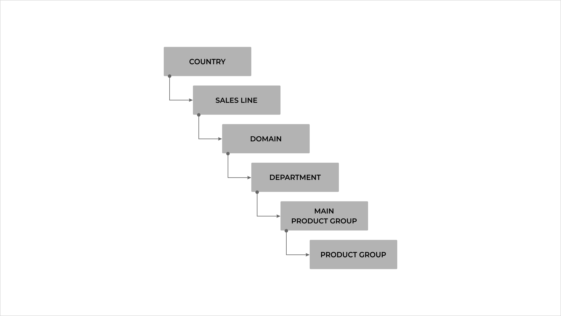 Retailigence Merchandise Hierarchy